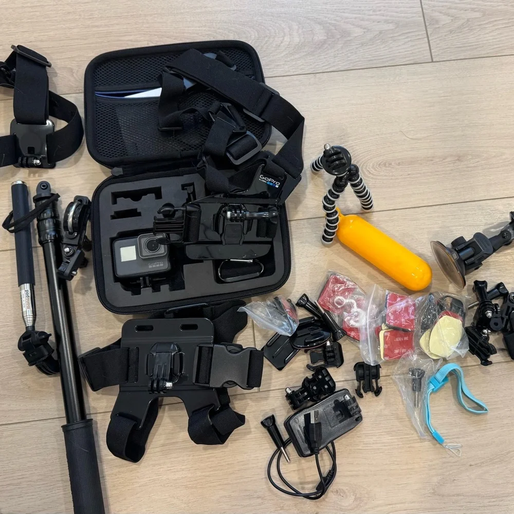 GoPro HERO5 BLACK Action Camera Bundle - Compact Waterproof Video Camera